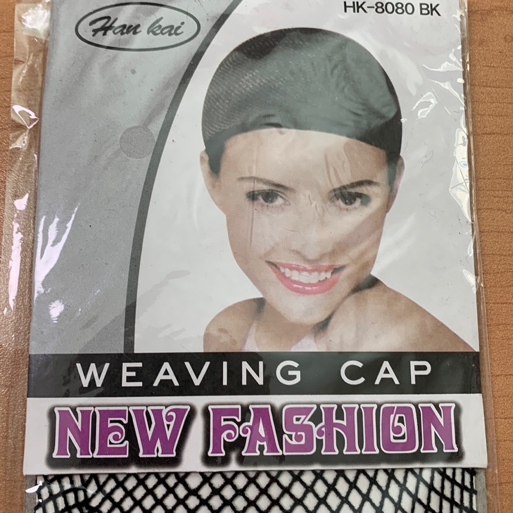 New Fashion Weaving Cap - Black NWT